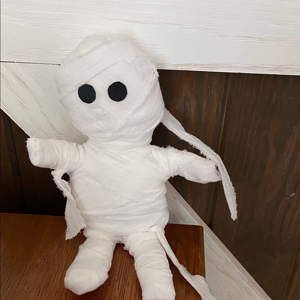 Adorable White Mummy Plush Toy